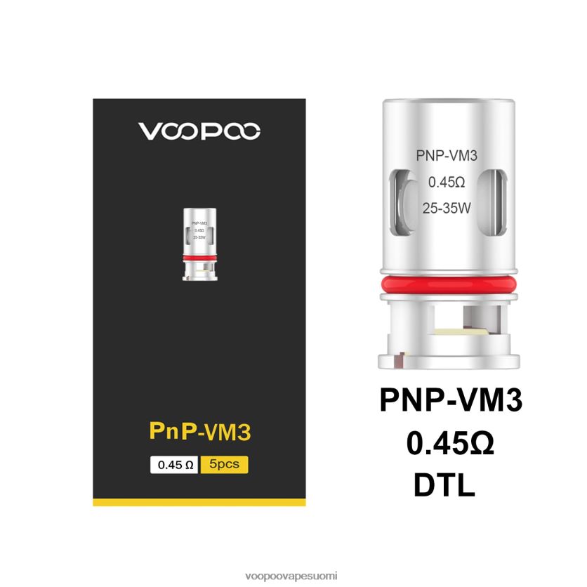 VOOPOO Argus Suomi - VOOPOO PNP kelat (5kpl) pnp-vm3 DT4XDB597