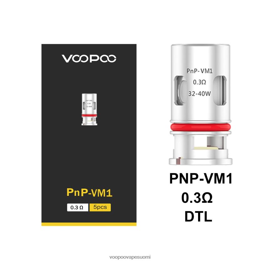 VOOPOO Drag Suomi - VOOPOO PNP kelat (5kpl) pnp-vm1 DT4XDB596