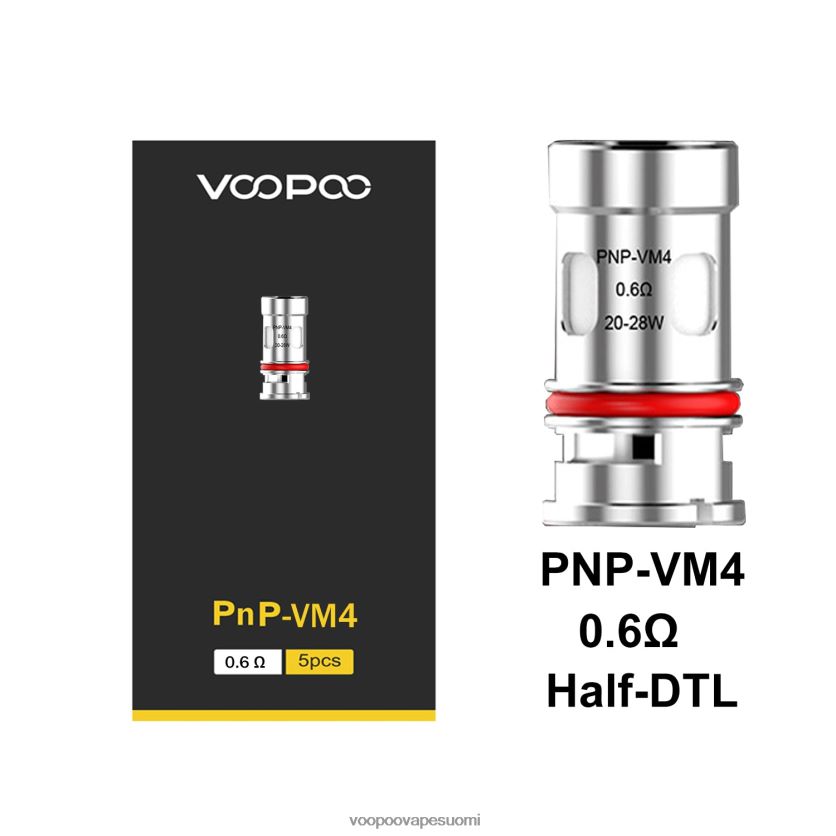 VOOPOO Vape Mod Suomi - VOOPOO PNP kelat (5kpl) pnp-vm4 DT4XDB598